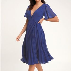 Lulu’s “Pleats to Meet You” Wrap Dress
